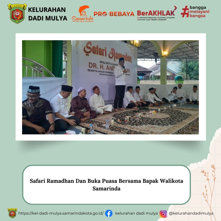 AGENDA KELURAHAN DADI MULYA BULAN MARET TAHUN 2025