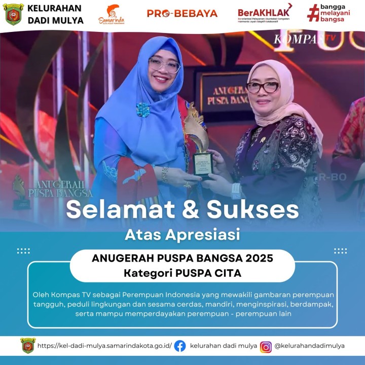 AGENDA KELURAHAN DADI MULYA BULAN APRIL TAHUN 2025