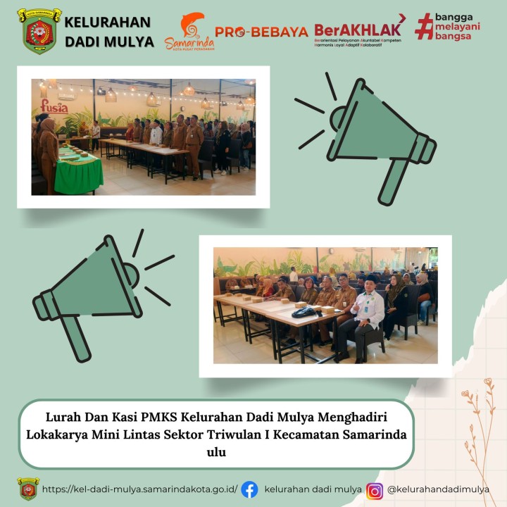 AGENDA KELURAHAN DADI MULYA BULAN APRIL TAHUN 2025