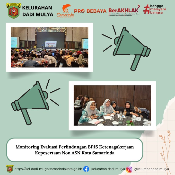 AGENDA KELURAHAN DADI MULYA BULAN APRIL TAHUN 2025