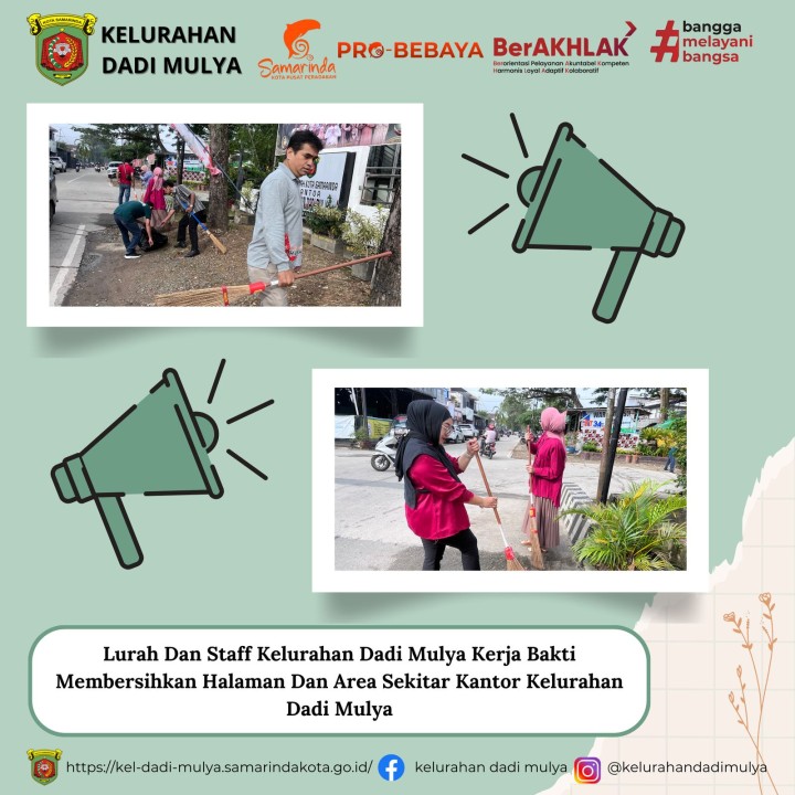 AGENDA KELURAHAN DADI MULYA BULAN APRIL TAHUN 2025