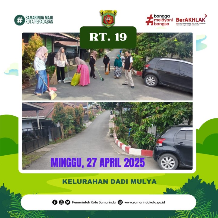 AGENDA KELURAHAN DADI MULYA BULAN APRIL TAHUN 2025