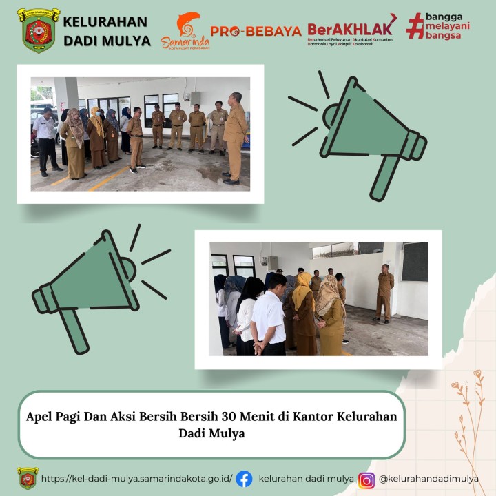AGENDA KELURAHAN DADI MULYA BULAN APRIL TAHUN 2025