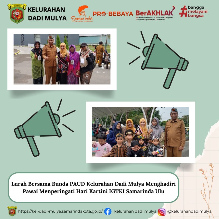 AGENDA KELURAHAN DADI MULYA BULAN APRIL TAHUN 2025