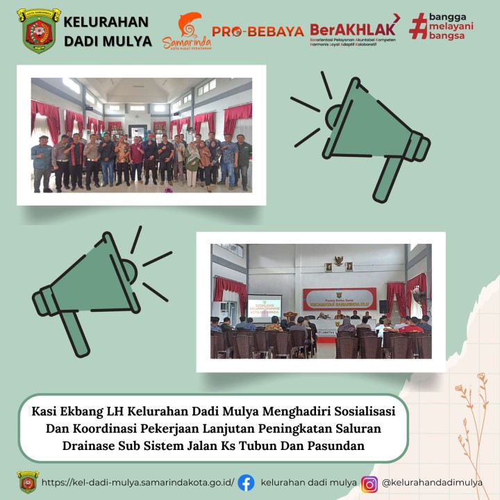 AGENDA KELURAHAN DADI MULYA BULAN MEI 2025