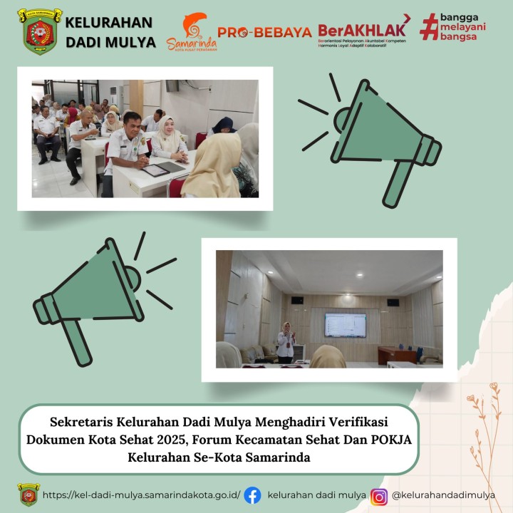 AGENDA KELURAHAN DADI MULYA BULAN MEI 2025