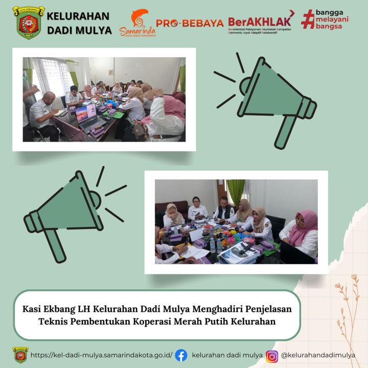 AGENDA KELURAHAN DADI MULYA BULAN MEI 2025