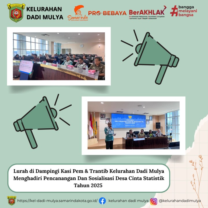AGENDA KELURAHAN DADI MULYA BULAN MEI 2025