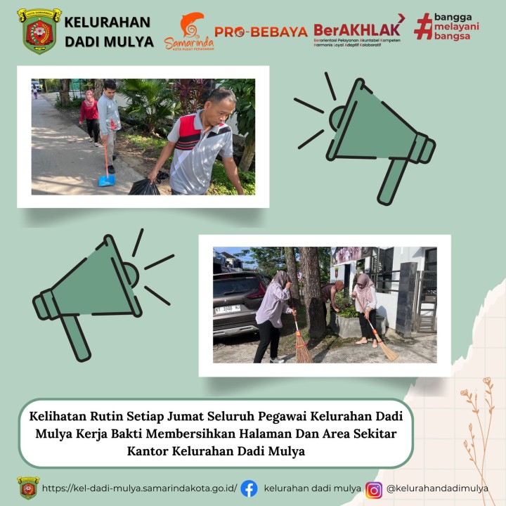 AGENDA KELURAHAN DADI MULYA BULAN MEI 2025