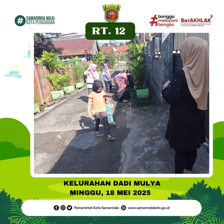 AGENDA KELURAHAN DADI MULYA BULAN MEI 2025