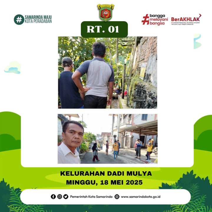AGENDA KELURAHAN DADI MULYA BULAN MEI 2025