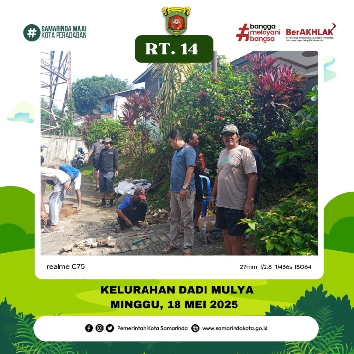 AGENDA KELURAHAN DADI MULYA BULAN MEI 2025