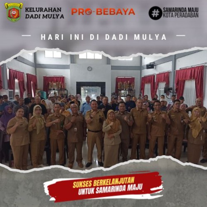 AGENDA KELURAHAN DADI MULYA BULAN MEI 2025