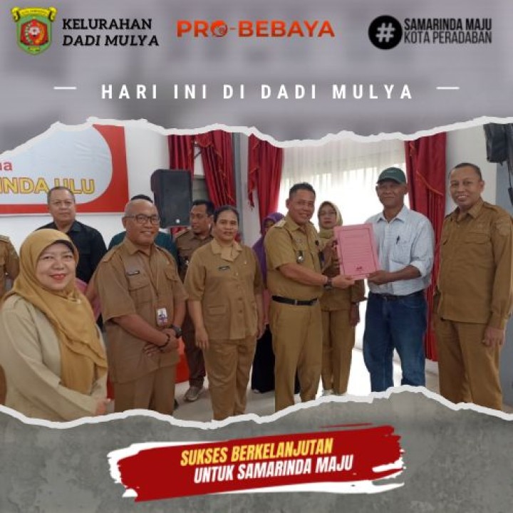 AGENDA KELURAHAN DADI MULYA BULAN MEI 2025