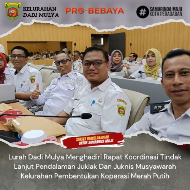 AGENDA KELURAHAN DADI MULYA BULAN MEI 2025