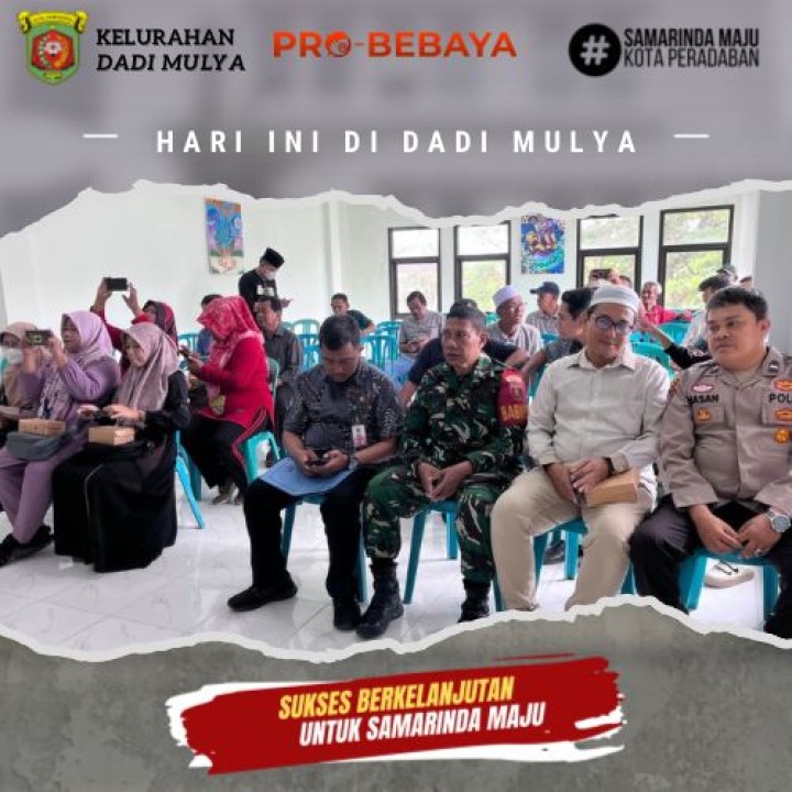 AGENDA KELURAHAN DADI MULYA BULAN MEI 2025