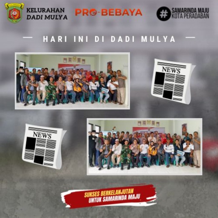 AGENDA KELURAHAN DADI MULYA BULAN MEI 2025