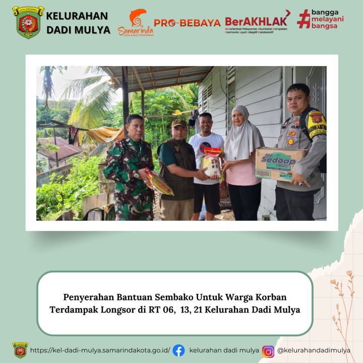 AGENDA KELURAHAN DADI MULYA BULAN MEI 2025