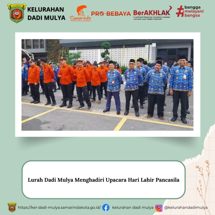 AGENDA KELURAHAN DADI MULYA BULAN JUNI TAHUN 2025