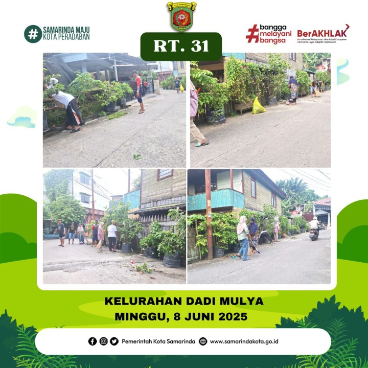 AGENDA KELURAHAN DADI MULYA BULAN JUNI TAHUN 2025