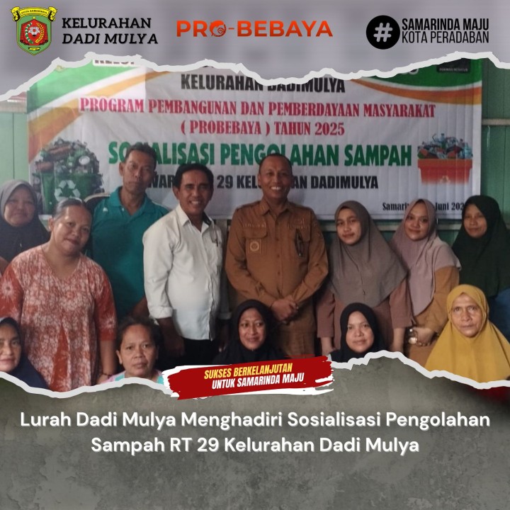 AGENDA KELURAHAN DADI MULYA BULAN JUNI TAHUN 2025