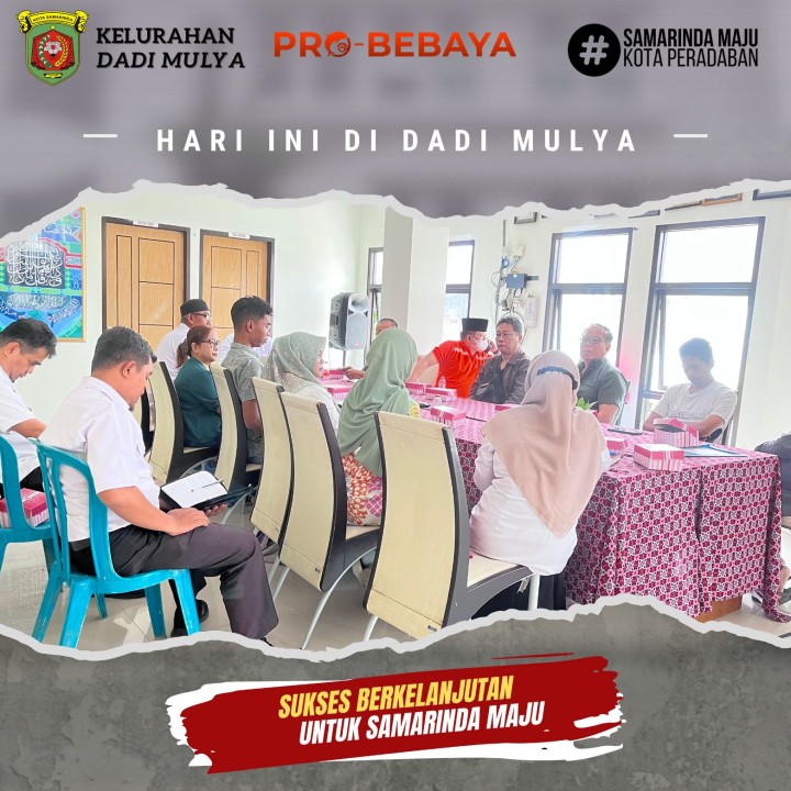 AGENDA KELURAHAN DADI MULYA BULAN JUNI TAHUN 2025