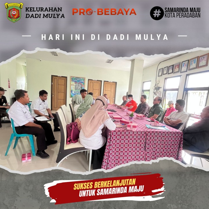 AGENDA KELURAHAN DADI MULYA BULAN JUNI TAHUN 2025