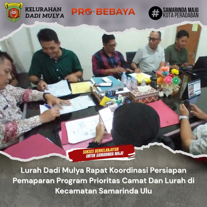 AGENDA KELURAHAN DADI MULYA BULAN JUNI TAHUN 2025