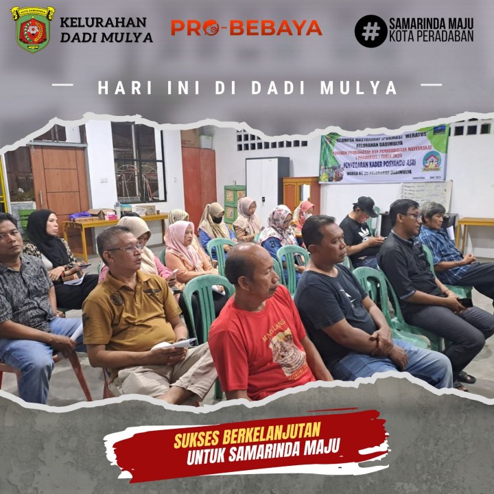 AGENDA KELURAHAN DADI MULYA BULAN JUNI TAHUN 2025