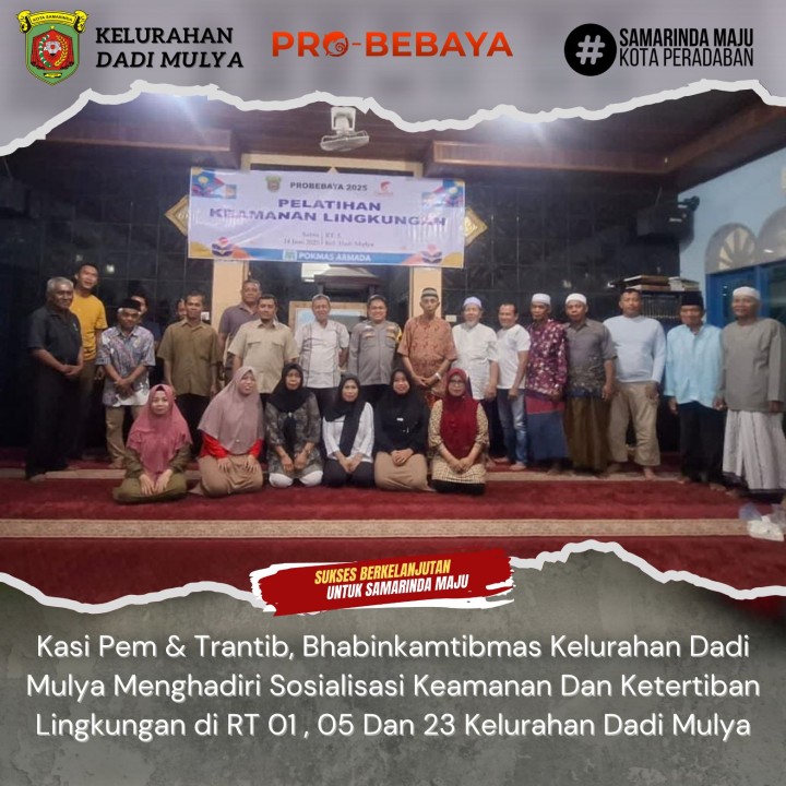 AGENDA KELURAHAN DADI MULYA BULAN JUNI TAHUN 2025