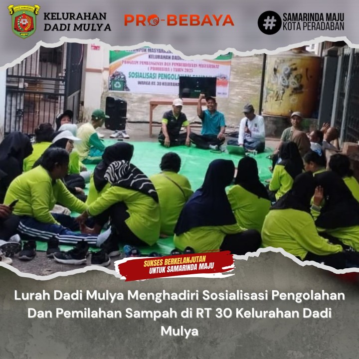 AGENDA KELURAHAN DADI MULYA BULAN JUNI TAHUN 2025