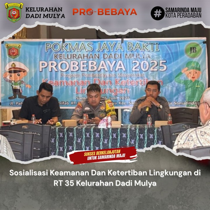 AGENDA KELURAHAN DADI MULYA BULAN JUNI TAHUN 2025
