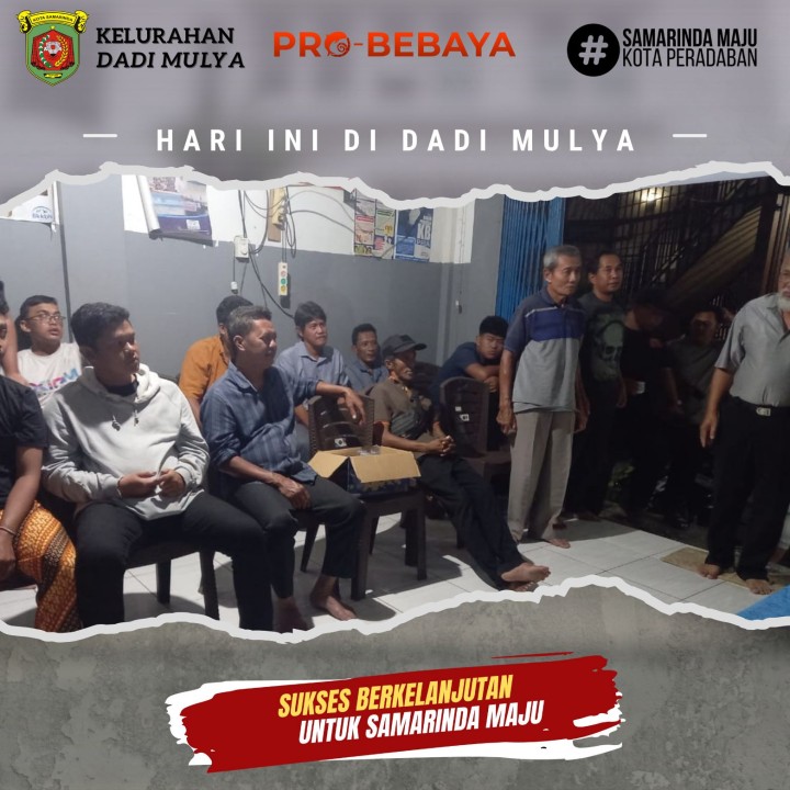 AGENDA KELURAHAN DADI MULYA BULAN JUNI TAHUN 2025