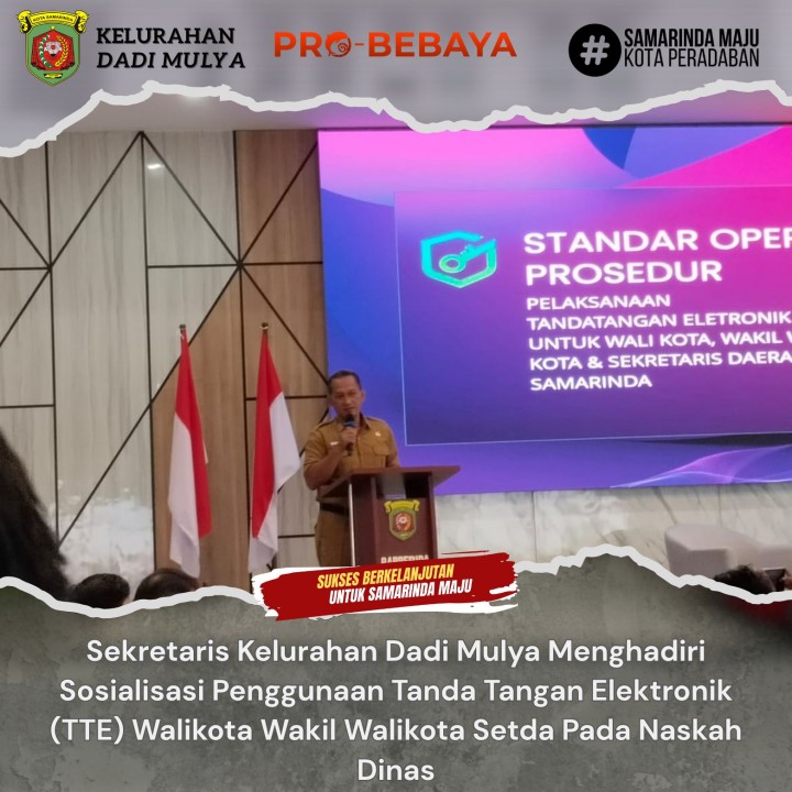 AGENDA KELURAHAN DADI MULYA BULAN JUNI TAHUN 2025