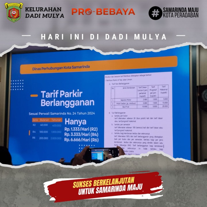 AGENDA KELURAHAN DADI MULYA BULAN JUNI TAHUN 2025