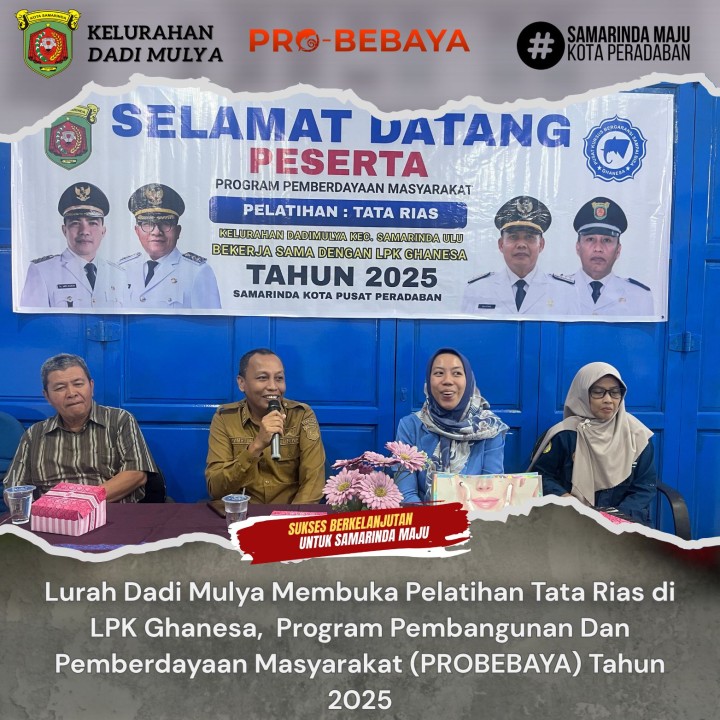 AGENDA KELURAHAN DADI MULYA BULAN JUNI TAHUN 2025