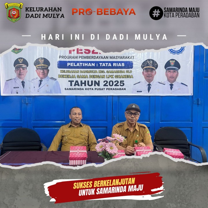 AGENDA KELURAHAN DADI MULYA BULAN JUNI TAHUN 2025