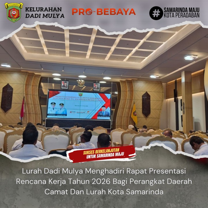 AGENDA KELURAHAN DADI MULYA BULAN JUNI TAHUN 2025