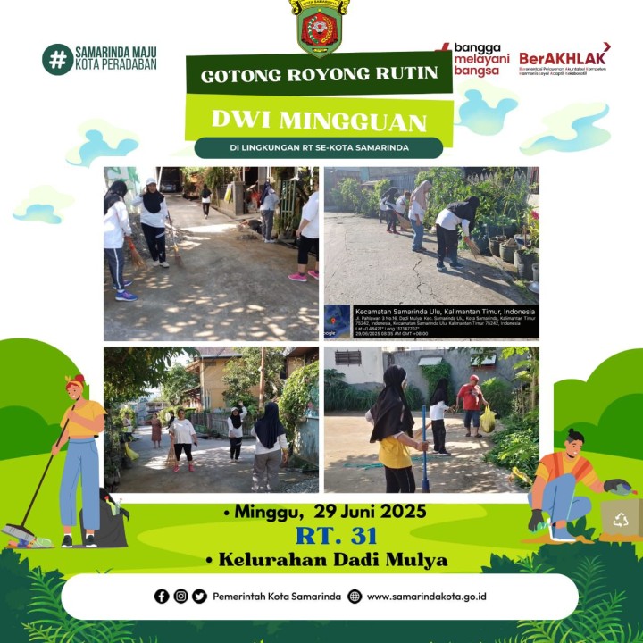 AGENDA KELURAHAN DADI MULYA BULAN JUNI TAHUN 2025