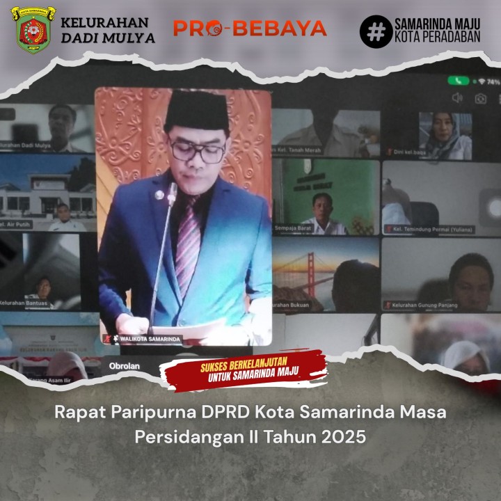 AGENDA KELURAHAN DADI MULYA BULAN JULI TAHUN 2025