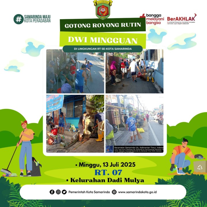 AGENDA KELURAHAN DADI MULYA BULAN JULI TAHUN 2025