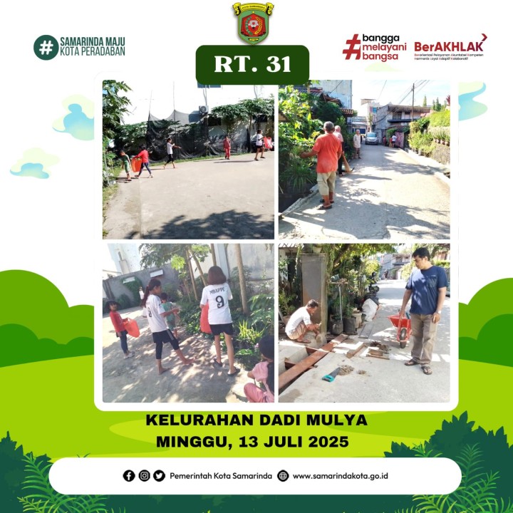 AGENDA KELURAHAN DADI MULYA BULAN JULI TAHUN 2025