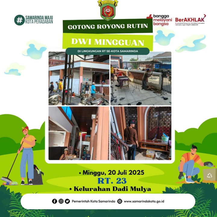 AGENDA KELURAHAN DADI MULYA BULAN JULI TAHUN 2025