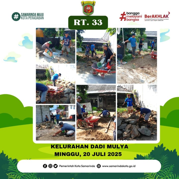 AGENDA KELURAHAN DADI MULYA BULAN JULI TAHUN 2025