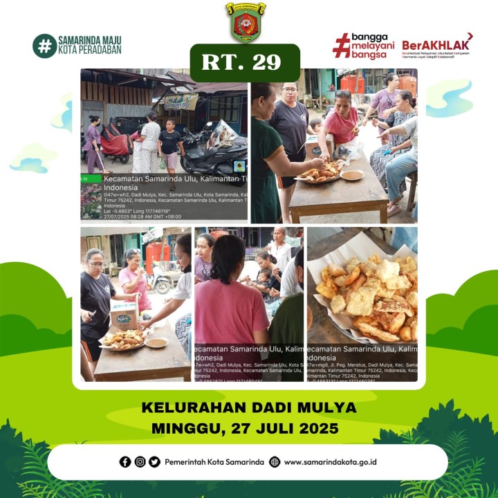 AGENDA KELURAHAN DADI MULYA BULAN JULI TAHUN 2025