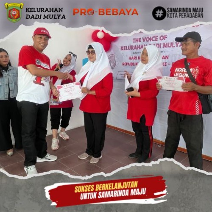 AGENDA KELURAHAN DADI MULYA BULAN JULI TAHUN 2025