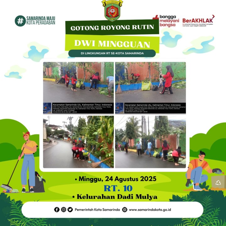AGENDA KELURAHAN DADI MULYA BULAN AGUSTUS TAHUN 2025