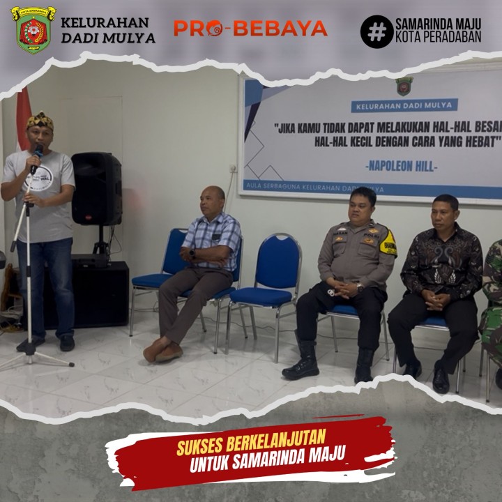 AGENDA KELURAHAN DADI MULYA BULAN SEPTEMBER TAHUN 2025