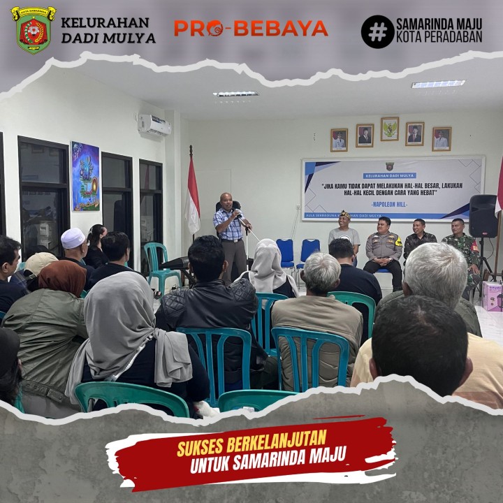 AGENDA KELURAHAN DADI MULYA BULAN SEPTEMBER TAHUN 2025