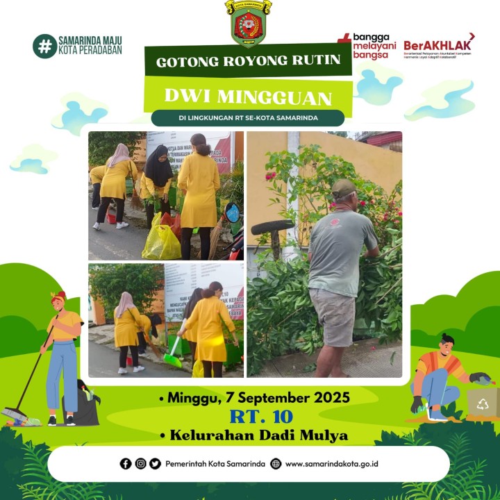 AGENDA KELURAHAN DADI MULYA BULAN SEPTEMBER TAHUN 2025